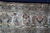 Vintage Oriental Floral All Over Wool & Silk Geometric Black Lotus Area Rug 8' For Sale - Image 12 of 12