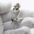 Vintage Italian Handmade Genuine Silver Daisy Flower Dollhouse Figurine, 1970s For Sale - Image 3 of 13