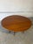 1960s In Style of Henredon Walnut Extendable Oval Drop-Leaf Gateleg Dining Table Mid-Century Modern 1960s For Sale - Image 5 of 14