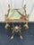 Art Nouveau Onyx and Brass Planter Stand With Polished Finials For Sale - Image 12 of 12