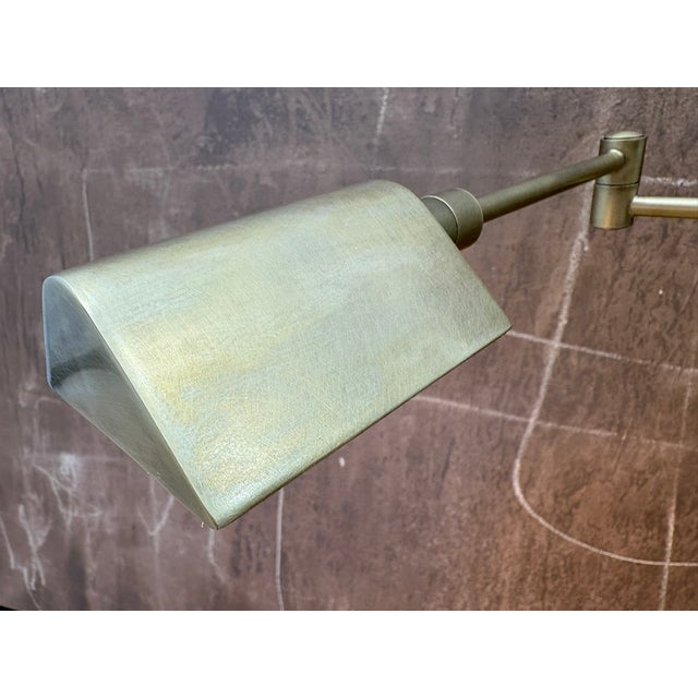 Rh Métier Task Floor Lamp Lacquered Burnished Brass | Adjustable Swing Arm | Dimmable Task Lighting For Sale - Image 12 of 18