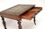 Antique Victorian Leather Top Writing Table, 1880s For Sale - Image 10 of 11