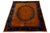 Art Deco Antique Art Deco Chinese Nichols Style Rug - Mandarin Orange & Indigo 10x14 For Sale - Image 3 of 6