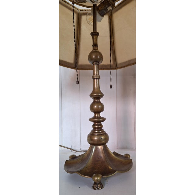Metal Vintage German Art Deco Table Lamp, 1920s For Sale - Image 7 of 9