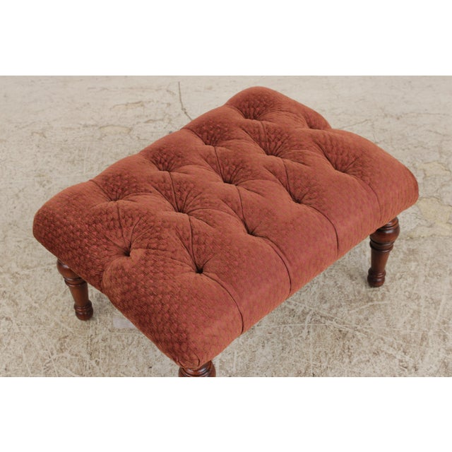 Stickley Leopold Upholstered Chair & Ottoman For Sale - Image 15 of 18