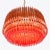 Mid-Century Modern Pink Medium Amaro Drum Chandelier from Pure White Lines For Sale - Image 3 of 12