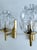 Vintage Glass and Brass Sconces from Fischer Leuchten, 1960s, Set of 2 For Sale - Image 17 of 18