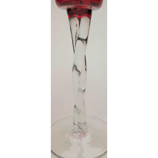 1960s Blenko Regal Chalice Vase For Sale - Image 10 of 16