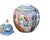 Beautiful antique Chinese famille rose porcelain ginger jar with matching lid, richly decorated with hand-painted court...