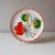 Vintage mid-century modern Mancioli Italy hand painted geranium design pottery plate. The piece is in rich vibrant orange,...