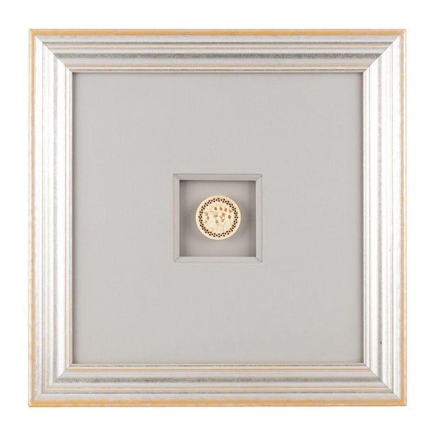 Pair of Carved Chinese Game Pieces, C. 1820 For Sale In Chicago - Image 6 of 9