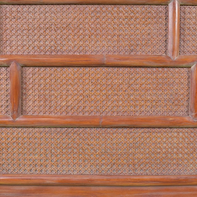 Rustic King Size McGuire Headboard For Sale - Image 3 of 6