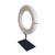 Marble Ring Sculpture on Stand For Sale - Image 9 of 14
