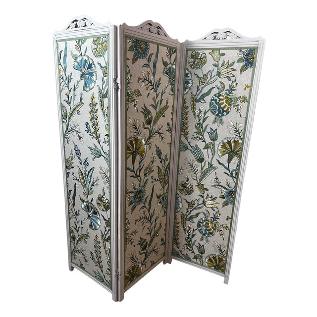 Antique Folding Screen, 1890s For Sale