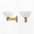 Gold Brass and Reticello Murano Glass Sconces by Carlo Scarpa for Venini, 1940s, Set of 2 For Sale - Image 8 of 8