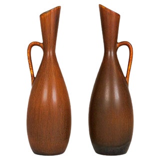 Mid-Century Vases by Carl-Harry Stålhane for Rörstrand, Sweden, 1950s, Set of 2 For Sale