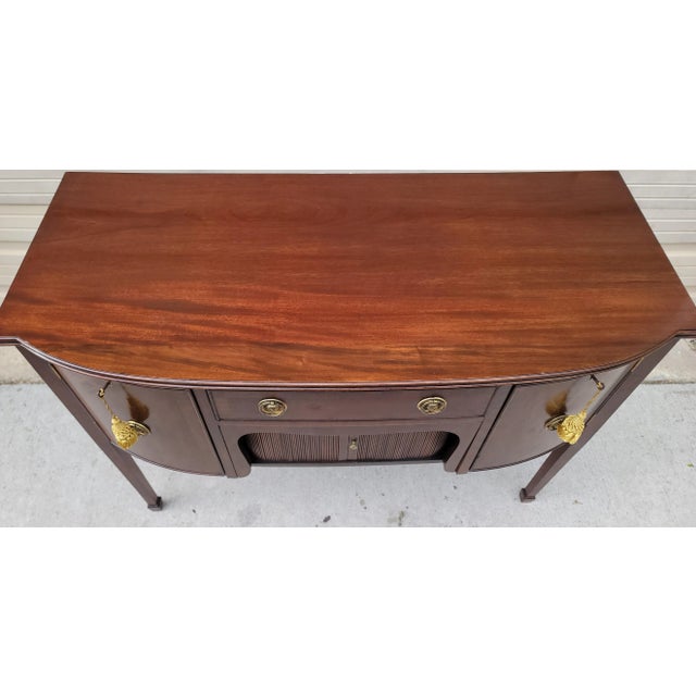 Early 20th Century Sheraton Style Mahogany Sideboard For Sale In Washington DC - Image 6 of 13