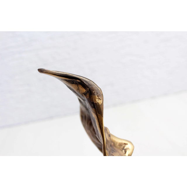 Yves Lohé, Face Sculpture, 1970s, Bronze For Sale - Image 10 of 12