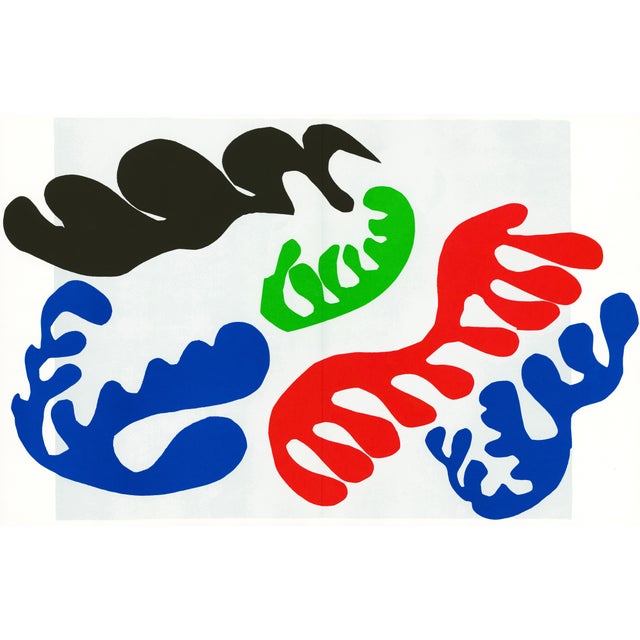 1983 MoMA Edition Matisse Jazz Lithograph "Le Lagon 3" (The Lagoon 3) For Sale