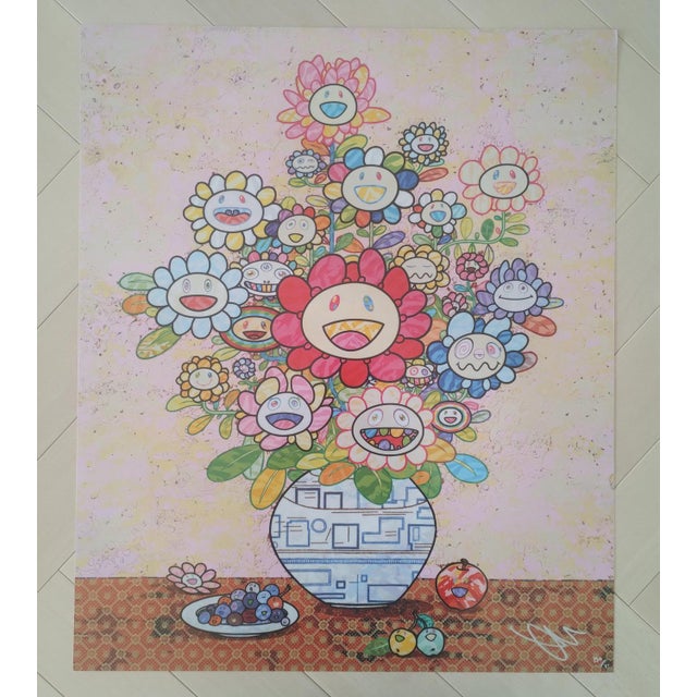 Takashi MurakamiLonging for Zao Wou-Ki's FlowerOffset lithographhand-signed by Takashi Murakami.Numbered edition of...