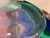 Emerald 1960s Mid-Century Tricolor Murano Glass Geode Bowl Attributed to Archimede Seguso For Sale - Image 8 of 9