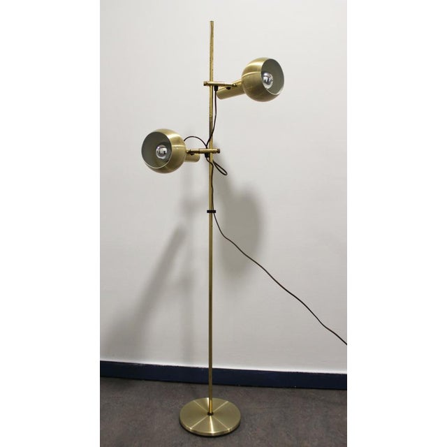 Vintage Brass Floor Lamp by Hans Schmidt, 1970s For Sale - Image 6 of 13