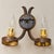 1960s Italian Brass + Acrylic Two-Arm Sconces For Sale - Image 10 of 10