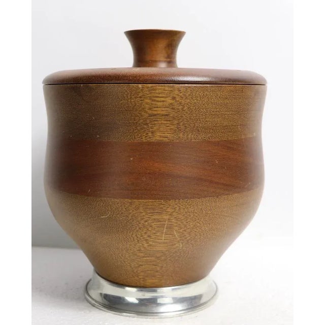 Brown Mid Century Ice Bucket After Dansk For Sale - Image 8 of 8