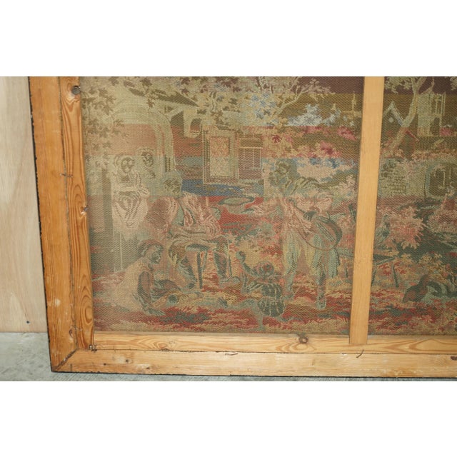 Large French Napoleon III Embroidered Tapestry, 1860s For Sale - Image 15 of 17