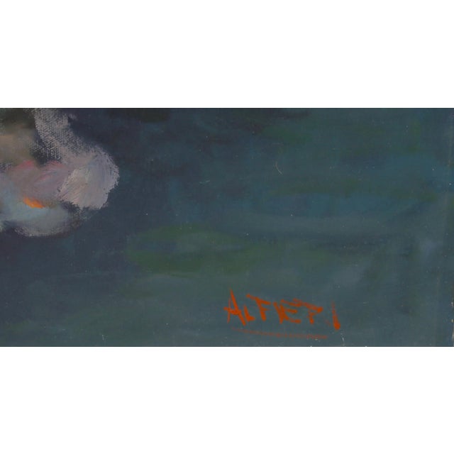 Artist: Philippe Alfieri, Italian/American (1921 - 2009) Title: Dancer in Purple Year: circa 1965 Medium: Oil on Canvas,...