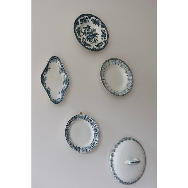 Vintage Wall Composition in Earthenware and Ceramic, 1950s, Set of 5 For Sale - Image 4 of 10
