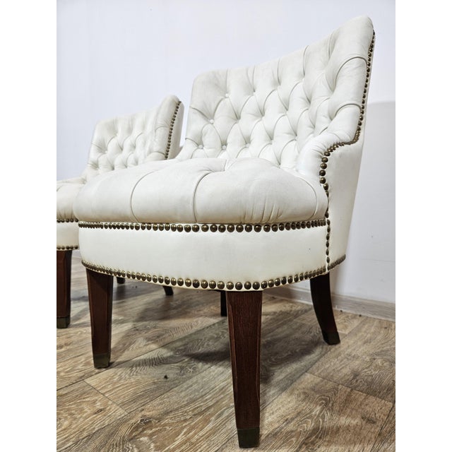 Chesterfield Armchairs, England, 1960s, Set of 2 For Sale - Image 12 of 16