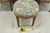 Vintage French Regency Style Carved Walnut Drape Back Dining Side Chair Set of 4 For Sale - Image 10 of 15