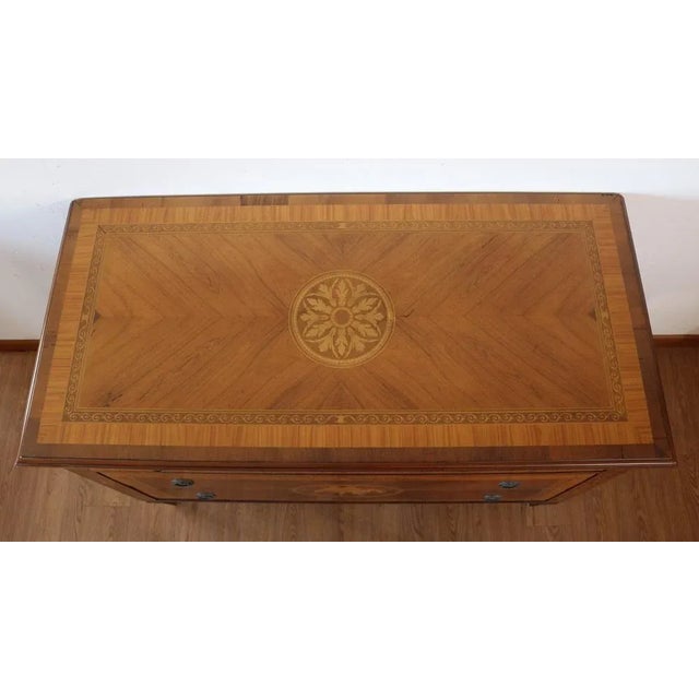 Northern Italian Maggiolini Style Dresser, 1990s For Sale - Image 3 of 13