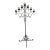 Vintage Iron Floor Candelabra - Torchiere For Sale