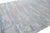 Textile Modern Abstract Indian Handmade Blue and Gray Wool and Silk Rug For Sale - Image 7 of 10