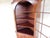 Potthast Federal Style Mahogany Inlay Corner Cabinet Top Single 12 Pane Glass Door, Figured Mahogany Lower Doors, Fine...