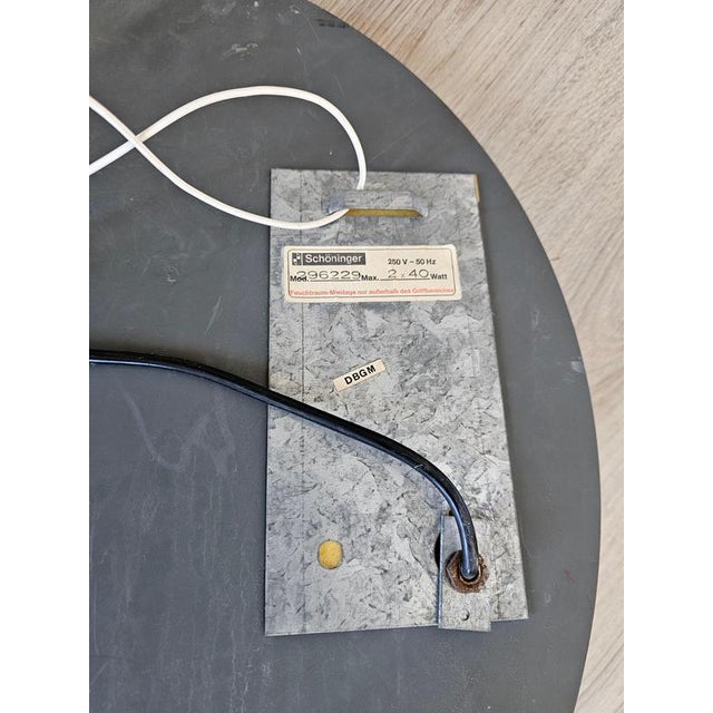 Vintage Round Mirror from Schöninger, 1960s For Sale - Image 3 of 11