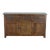 Crafters and Weavers Mission Solid Oak 3 Drawer 3 Door Sideboard - Walnut For Sale