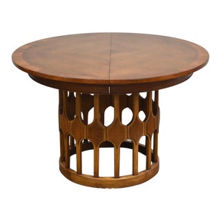 1960s Harvey Probber Style Round Dining Table For Sale