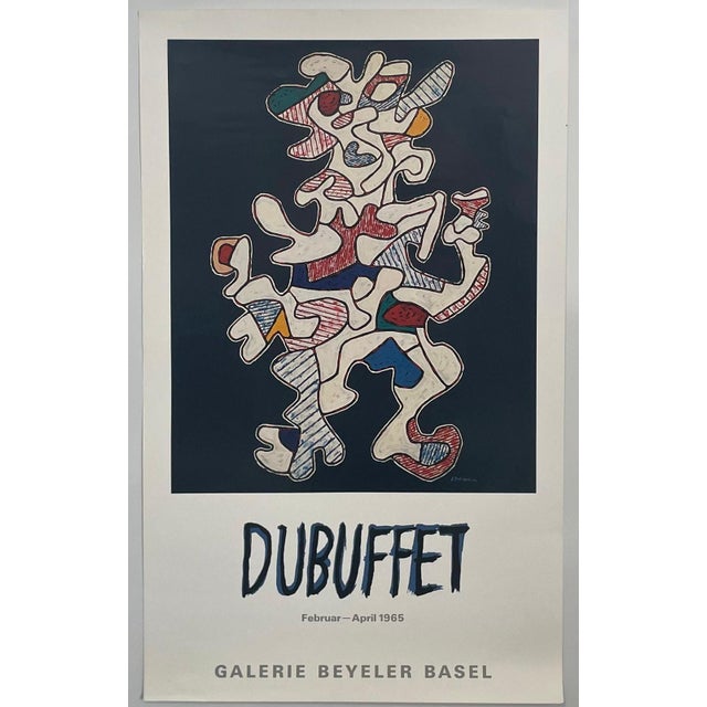 Galerie Beyeler Exhibition Poster Signed in plate Jean Philippe Arthur Dubuffet (French, 1901 – 1985) was a French painter...