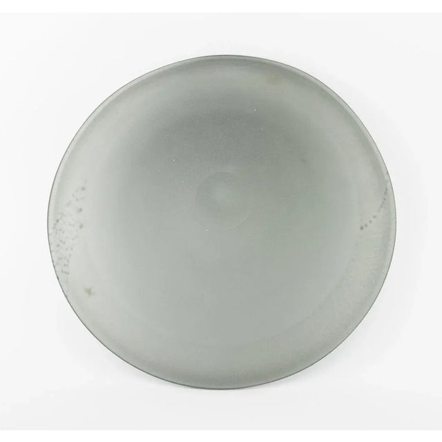 Modern Murano Silver Leaf Smoked Glass Bowls, 2 For Sale - Image 3 of 8