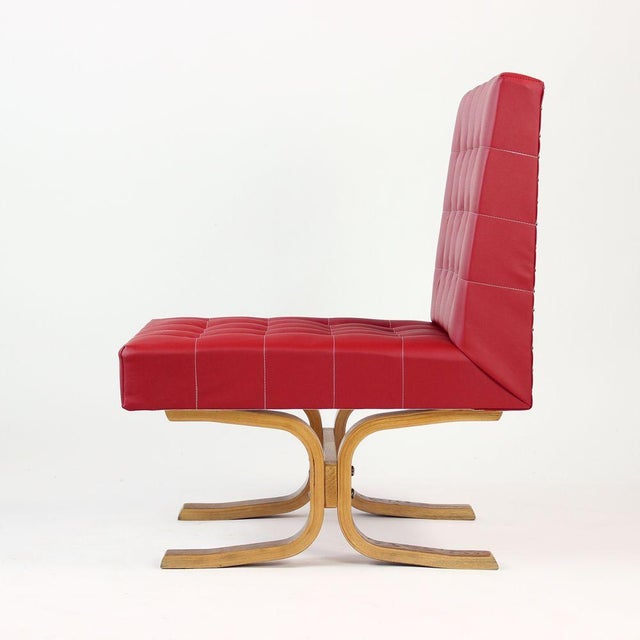 Mid-Century Model Bratislava Armchair by Ludvik Volak for Drevopodnik Holesov, 1960s For Sale - Image 14 of 16