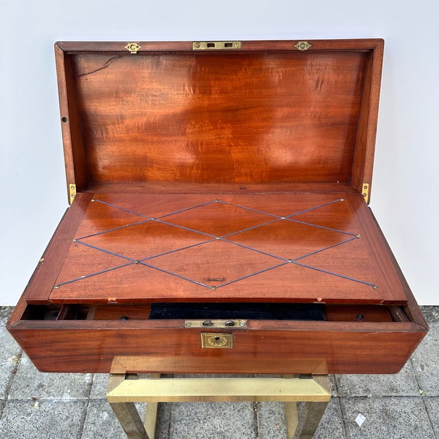 Late 19th Century Travel Desk in Wood, England For Sale - Image 15 of 18