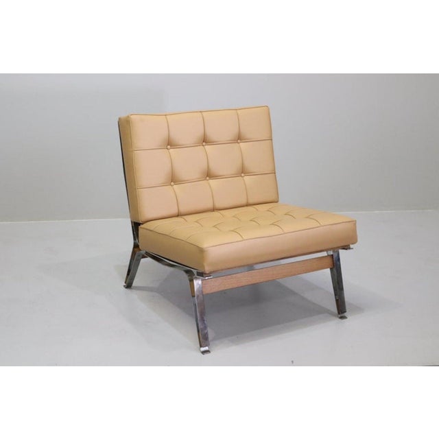 Mid-Century Modern Leather 856 Armchairs from Cassina, 1957, Set of 2 For Sale - Image 3 of 13