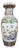 Vintage Hand-Painted Famille Rose Ceramic Vase For Sale