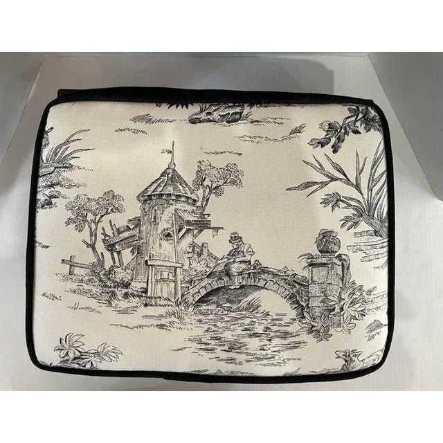 This stylish, chic and charming provincial foot stool is the American interpretation of the French empire style with its...