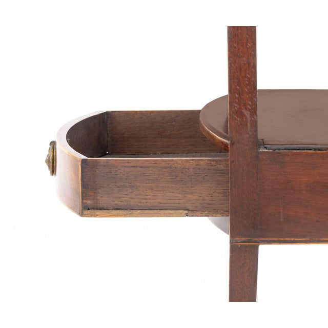 Wood Victorian Flame Mahogany Washstand For Sale - Image 7 of 8