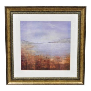 Contemporary Art Quiet Lake VIII by Suzanne Etienne Decorative Framed Print For Sale