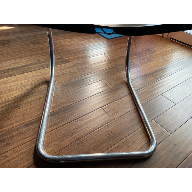 Pair of ca.1980 Attributed to Mies van der Rohe Mr10 Dining Chairs For Sale - Image 10 of 18